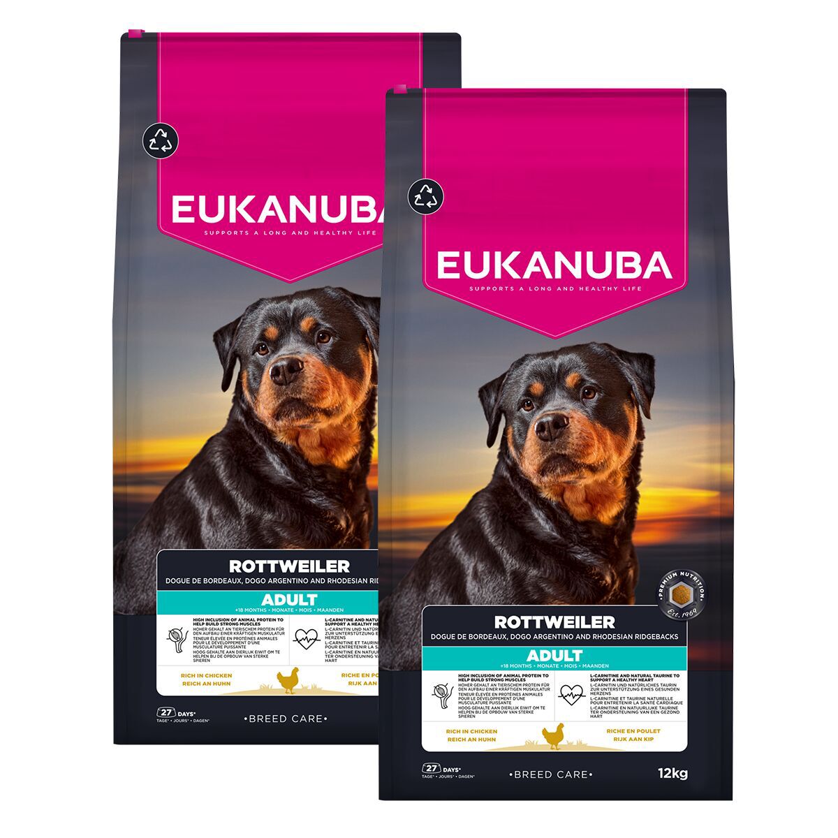 Eukanuba Specific Rottweiler 2 x 12 kg
