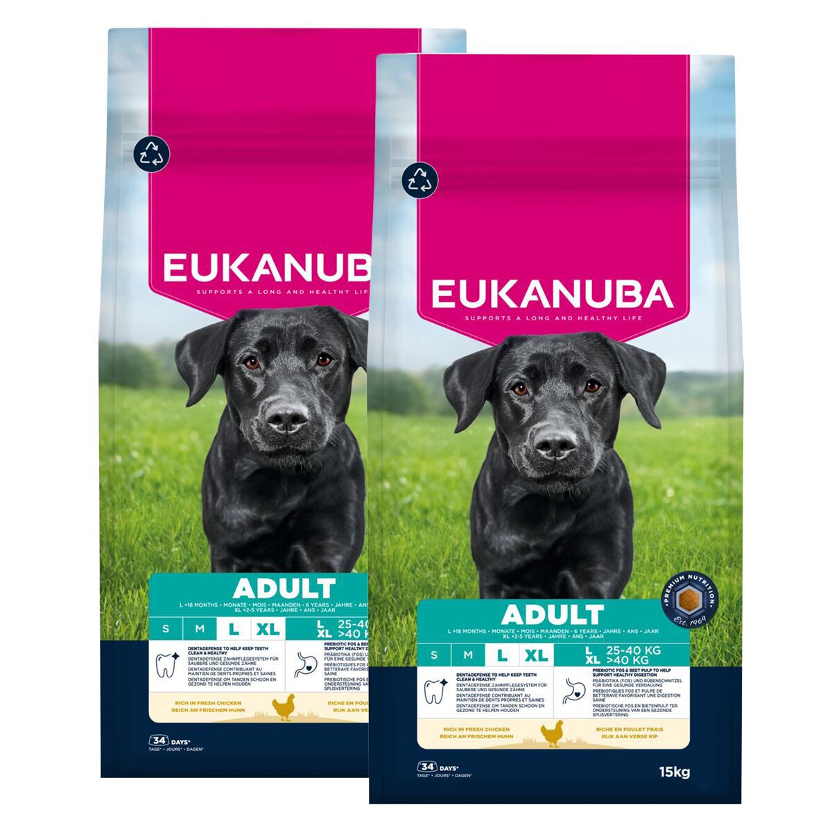 Eukanuba Dog Adult Large 2 x 15kg