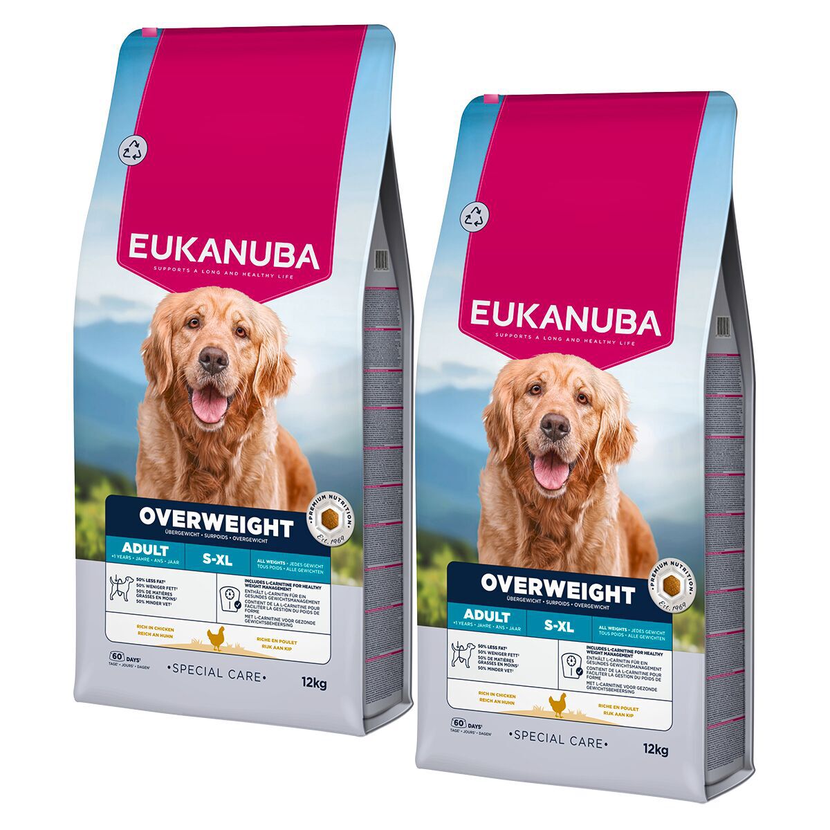 Eukanuba DC Adult Overweight 2 x 12kg