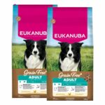 Eukanuba Grain Free Adult Small/medium Chicken 2 x 12kg 10001134_Eukanuba_GF_Adult_SM_Chicken_Torrfoder_till_Hund