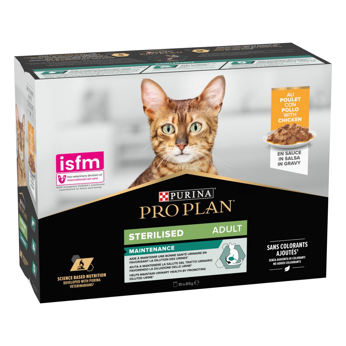 Purina Pro Plan Sterilised Cat kana 10×85 g