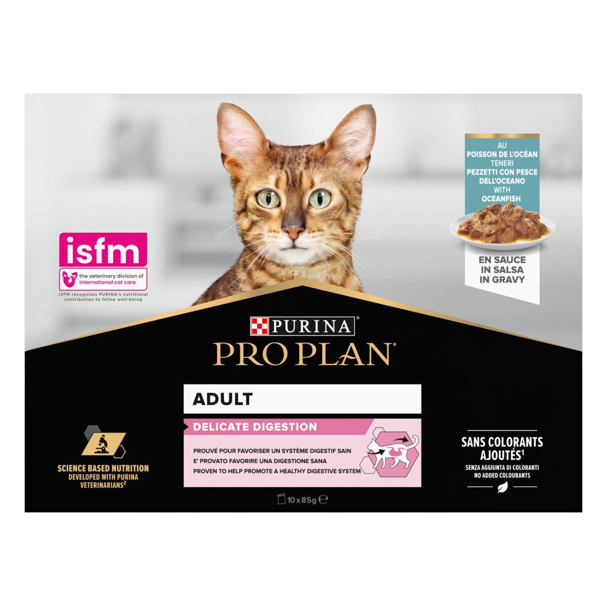 Purina Pro Plan Delicate Cat Ocean Fish multipack 10×85 g