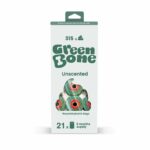 145949_Green_Bone_Unscented_Hundbajspasar_21-pack