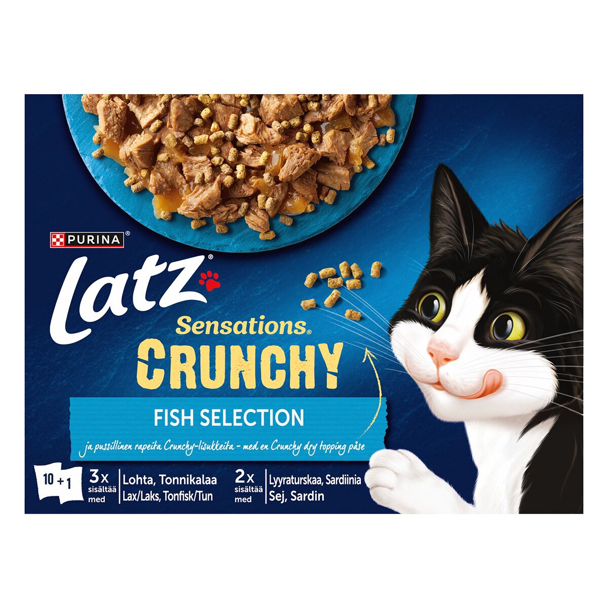 Latz Sensations Crunchy Fish 10 x 85 g