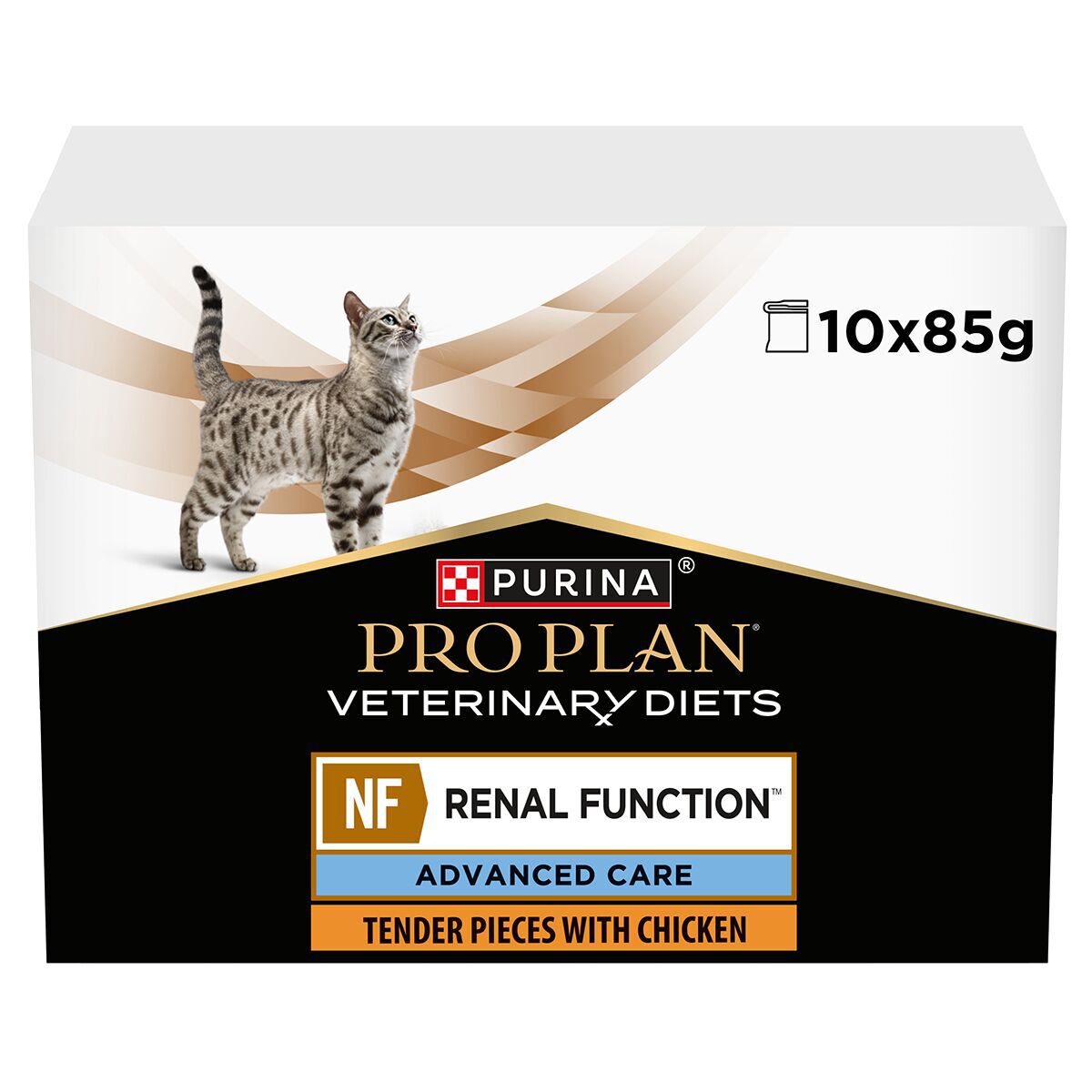 Purina Pro Plan Veterinary Diets Feline NF Renal Function Advanced Care Chicken 10×85 g