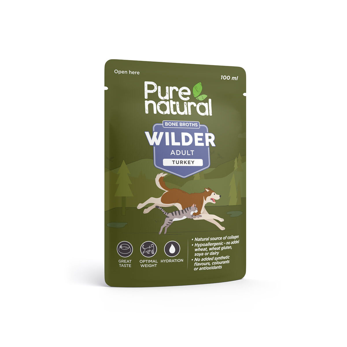 Luuliemi koiralle Purenatural kalkkuna 100 ml