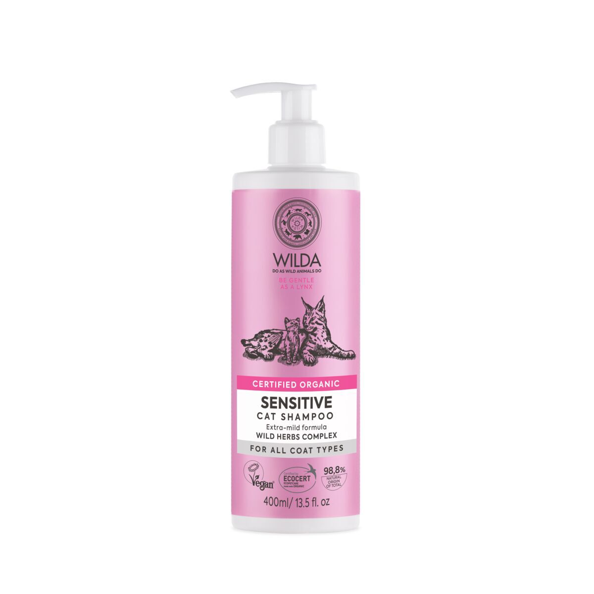 Wilda Sensitive Cat kissan shampoo 400 ml