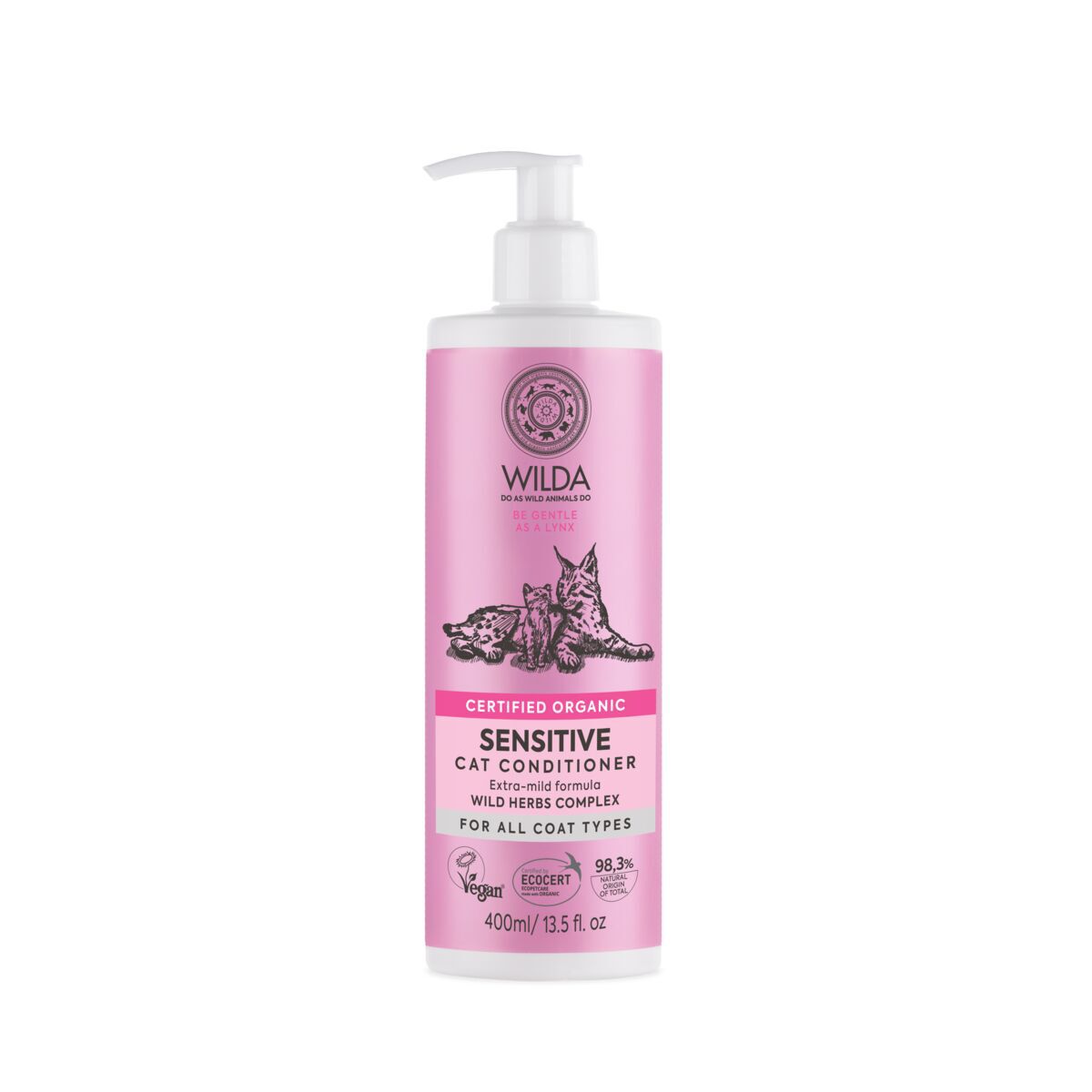 Wilda Sensitive Cat kissan hoitoaine 400 ml