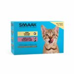 SMAAK Multipack kissanpennulle 12 x 100 g 212939_Smaak_Cat_Kitten_Multipack_Chicken_Chicken-Salmon_12x100g