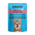SMAAK kissanpennun märkäruoka kana-lohi 100 g 212941_Smaak_Cat_Kitten_Chicken-Salmon_pouch_100g