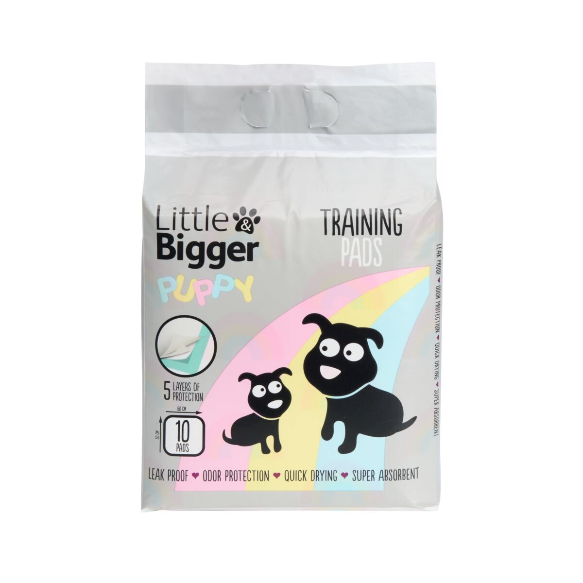 Little&Bigger Puppy Basics Pentualusta koiralle 10kpl 60x60cm