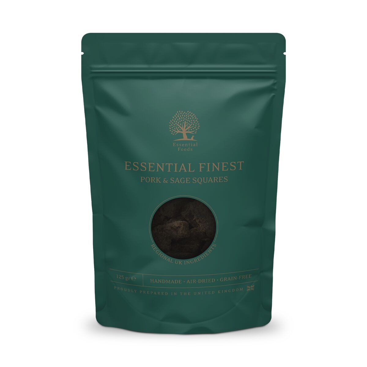 ESSENTIAL Pork&Sage Squares 125g