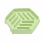 214388_LittleBigger_Tasty_Hundmatskal_Slow_Feed_Hexagon_Gron