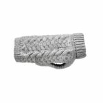 Feel Active Wool Braid -koiran neule, sumunharmaa 214436_Feel_Active_Wool_Kabelstickad_Hundtroja_Gra