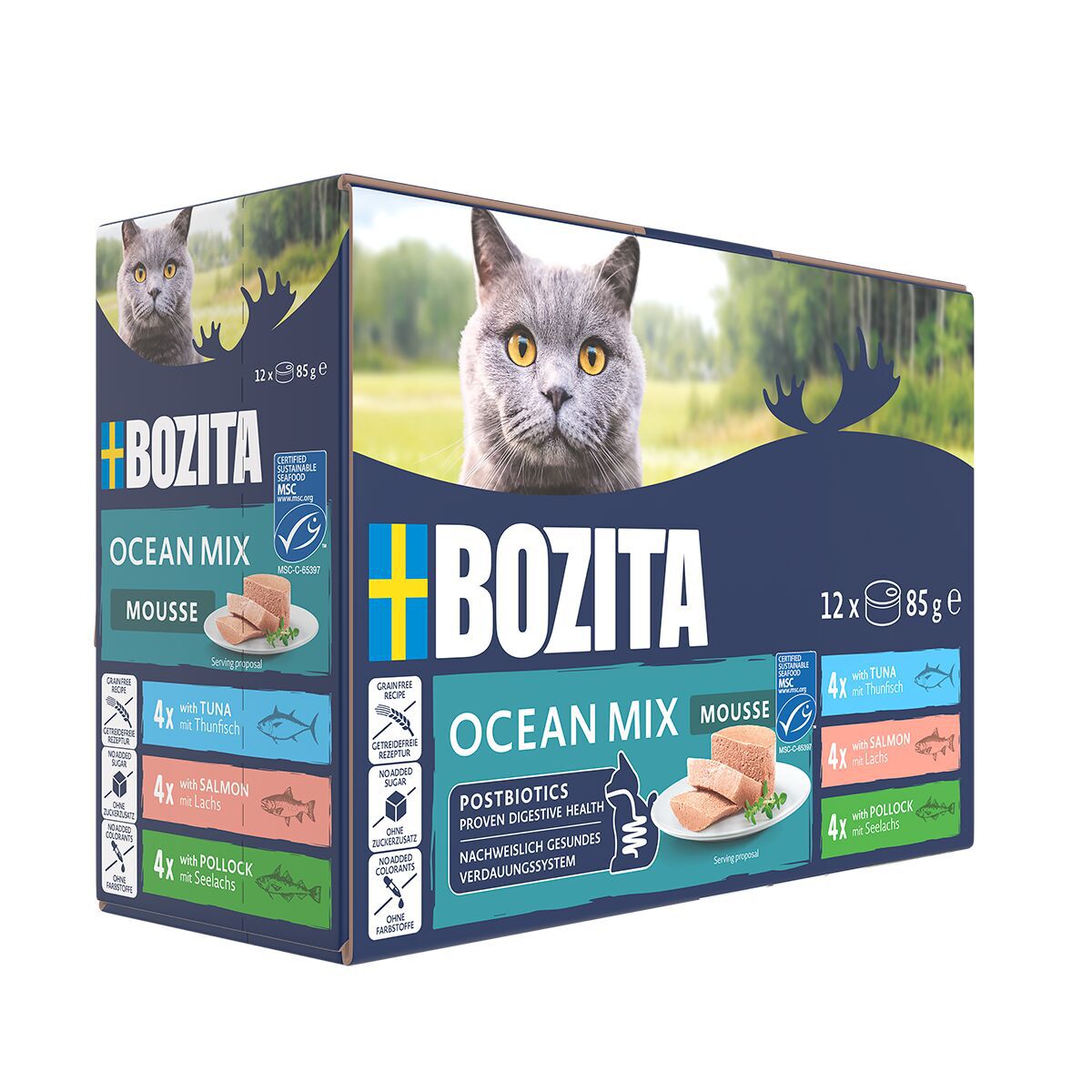 Bozita Mousse Mixed Ocean 12x85g