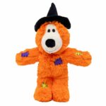 KONG Halloween Wild Knots noitakarhu koiran pehmolelu S/M 214666_KONG_Halloween_WildKnotsBear_Orange_S_M_2