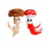 Little&Bigger Mushroom Love -kissanlelut 2 kpl 214714_LittleBigger_Mushroom_Love_Flugsvamp__Skaggriska_med_Fjadrar_2-pack