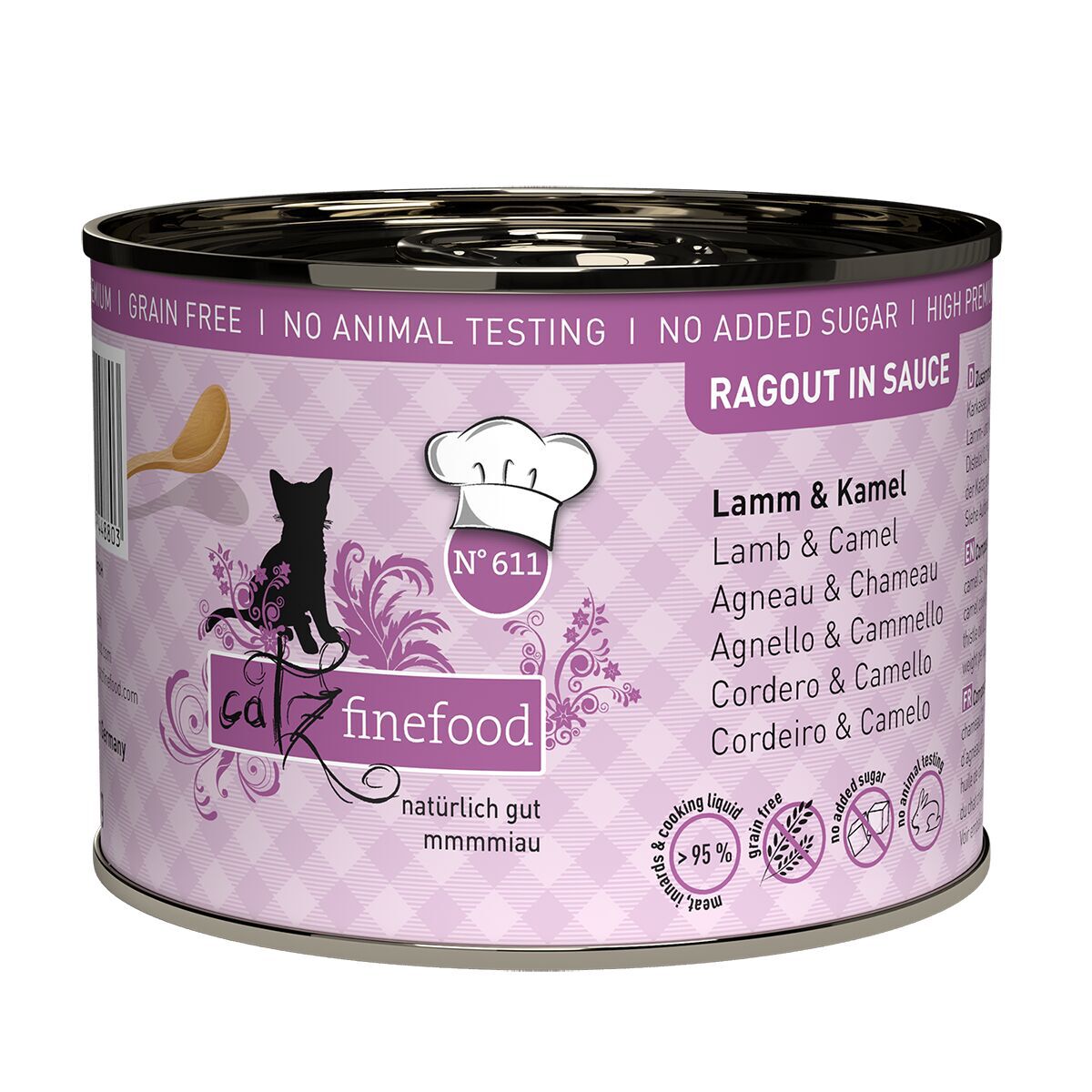 Catz finefood Ragout N°611 lammas & kameli 190 g