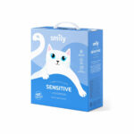 Smily White Bentonite -kissanhiekka, hajustamaton 6 l 214954_Smily_White_Bentonite_Unscented_6L