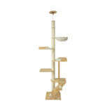 Little&Bigger Harmony kattoon ulottuva kiipeilypuu kissalle 247–275 cm 215723_LittleBigger_Harmony_Kattrad_Golv_till_Tak_247-275cm