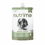 Nutrima Hirvipyree 150 ml 216086_Nutrima_dog_Puree_Moose_pouch_150ml