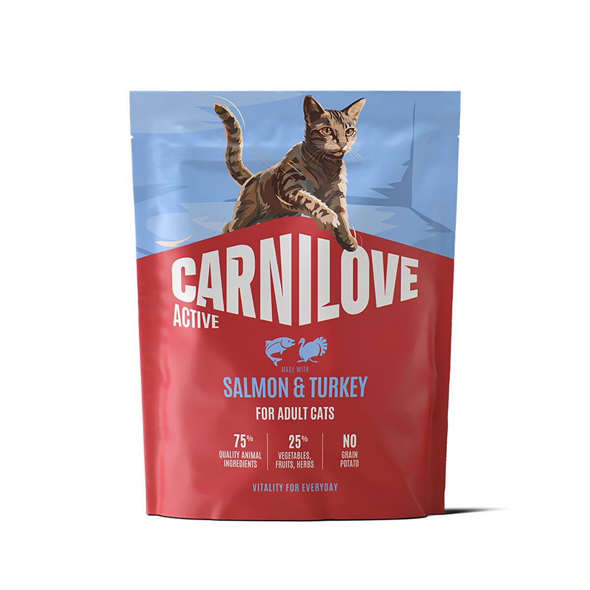 Carnilove Cat Adult Active Salmon & Turkey