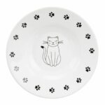 Trixie kissan keraaminen lautanen, valkoinen 216207_Trixie_Kattskal_i_Keramik_KattTassBowl_Vit_0_2l_15cm