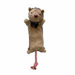 Bark-a-Boo North Pole Letters koiran rapiseva köysilelu siili 40 cm 216372_Bark-a-Boo_North_Pole_Letters_Platt_Igelkott_med_Rep