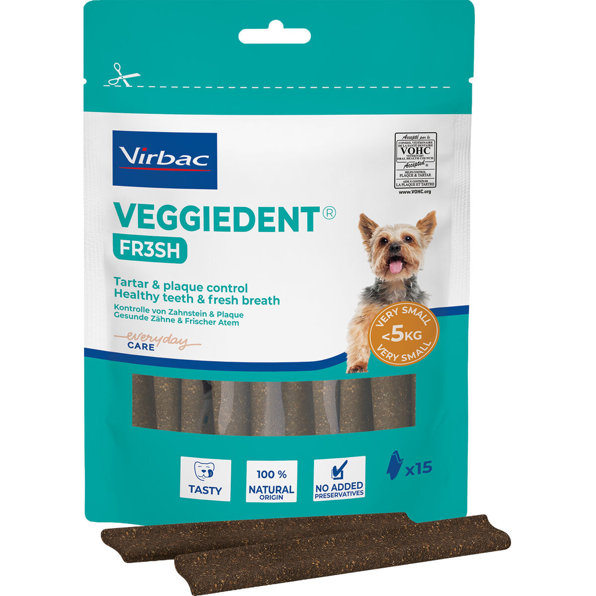 Virbac VeggieDent Fr3sh XS, 15 kpl