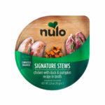 Nulo Signature Stews Cat kana, ankka & kurpitsa liemessä 79 g 216593_Nulo_SS_Cat_Chicken_Duck_Pumpkin_in_Broth_cup_79g