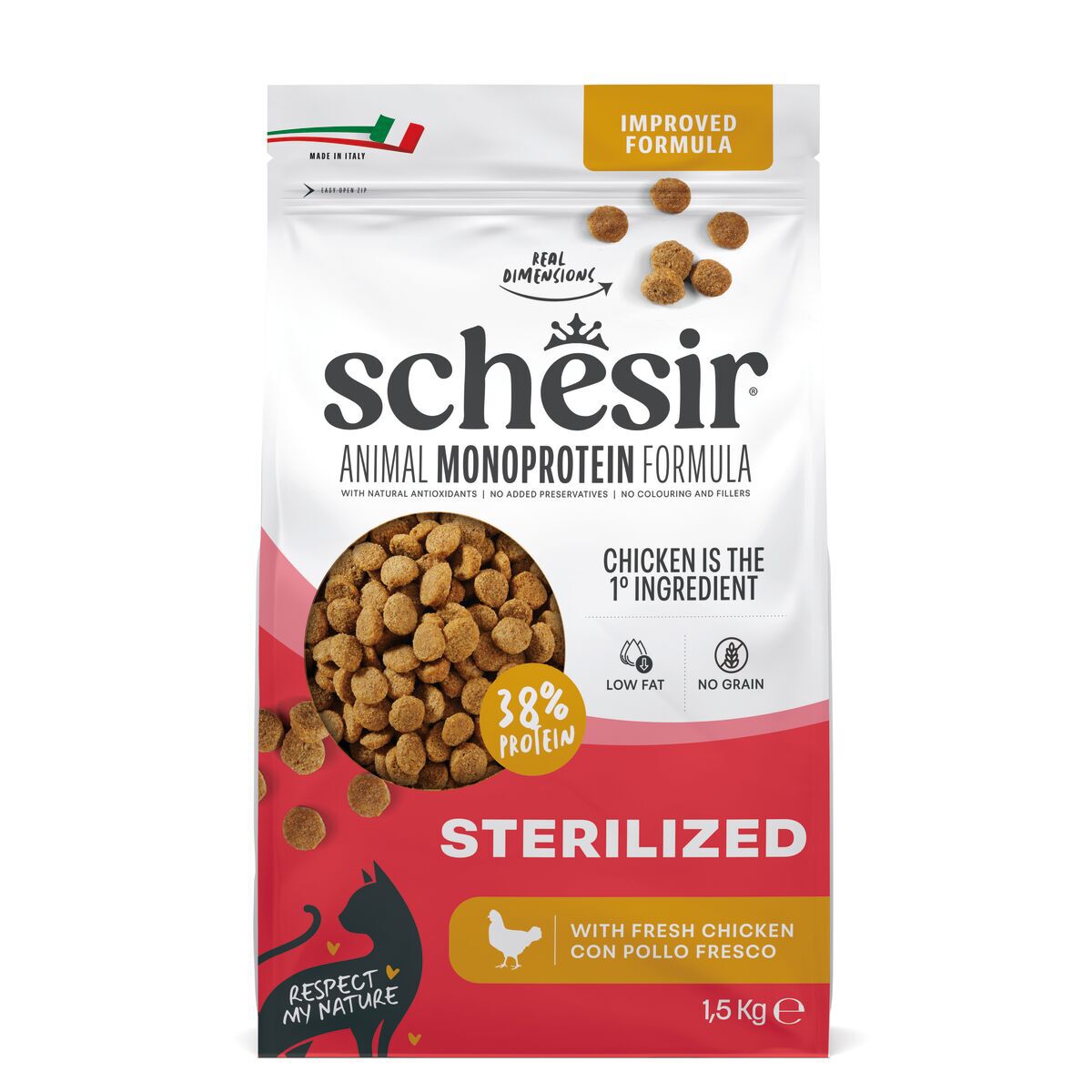 Schesir Cat Monoprotein Sterilized Chicken