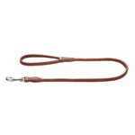 Hunter-nahkahihna Round & Soft, ruskea 216933_Hunter_RoundSoft_Hundkoppel_Brun