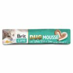 Brit Care Cat Duo Mousse valkoinen kala & tonnikala 4 x 14 g 217134_Brit_Care_Cat_Duo_Mousse_Whitefish_Tuna_4x14g