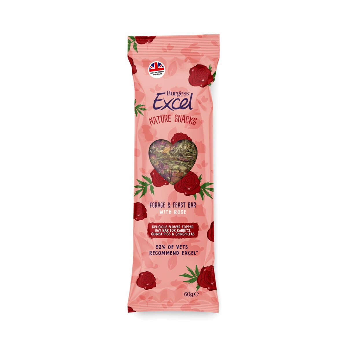 Burgess Excel Forage & Feast Bar Rose 60 g