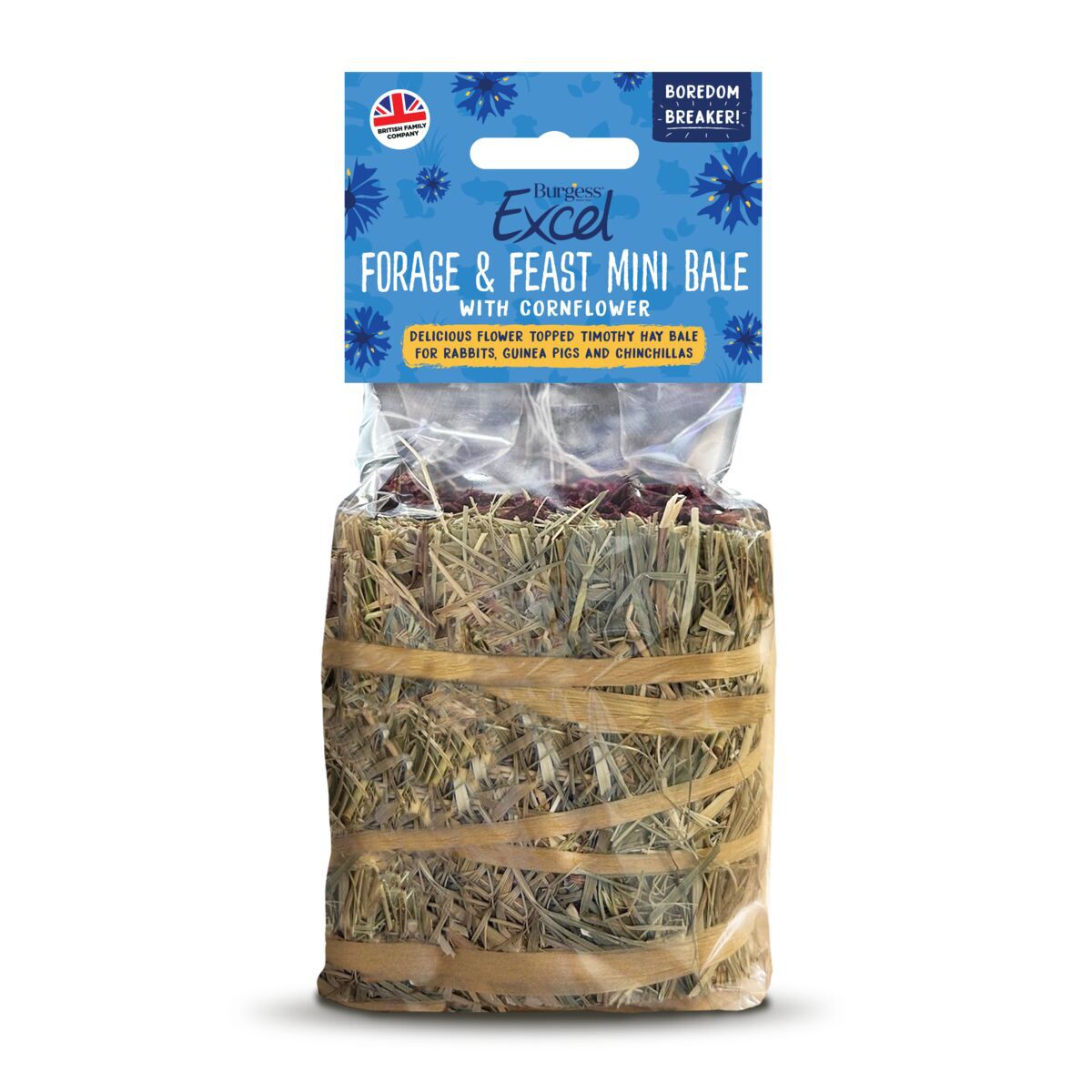Burgess Forg & Feast Mini Bale Cornflower 100g