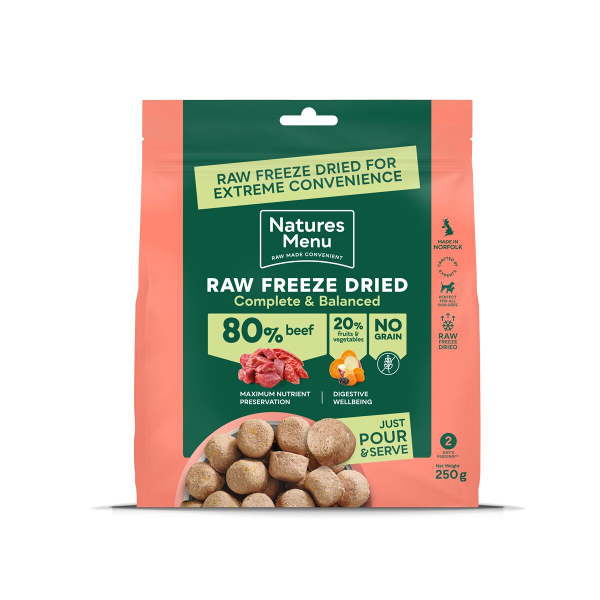 NaturesMenu Dog Freeze Dried Nauta