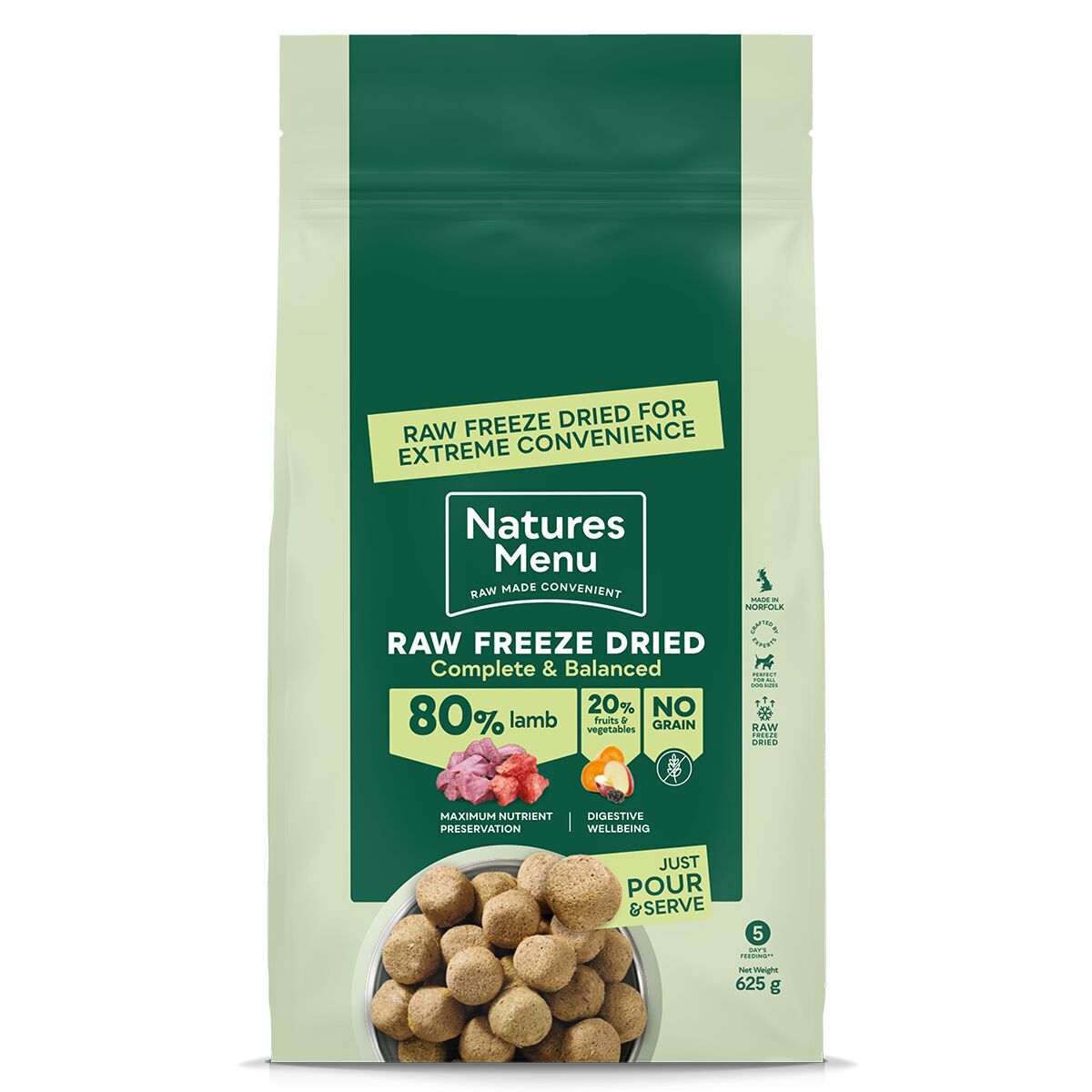 NaturesMenu Dog Freeze Dried Lammas