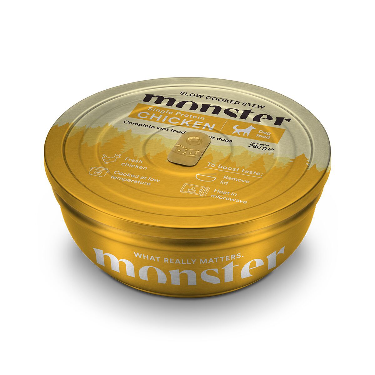 Monster Dog Slow Cooked Chicken Stew Bowl 280 g