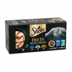 Sheba Filets Selection kastikkeessa 6 x 60 g 218074_Sheba_Filets_Selection_Vatfoder_till_Katt_i_Sas_6x60_g