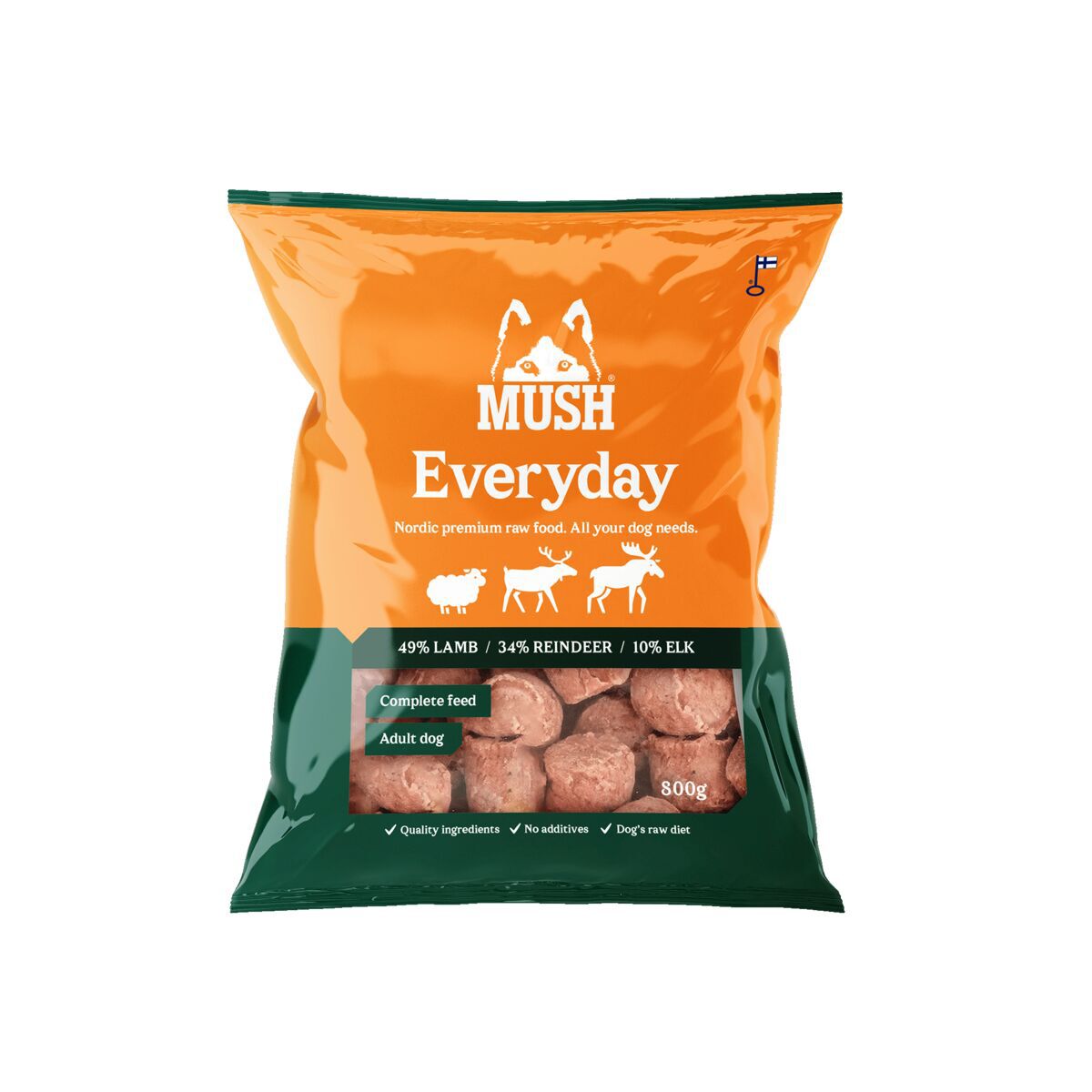 MUSH Everyday Wild lammas-poro-hirvi