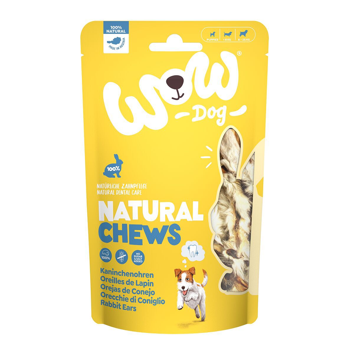 WOW Dog Kaninkorvat 120 g