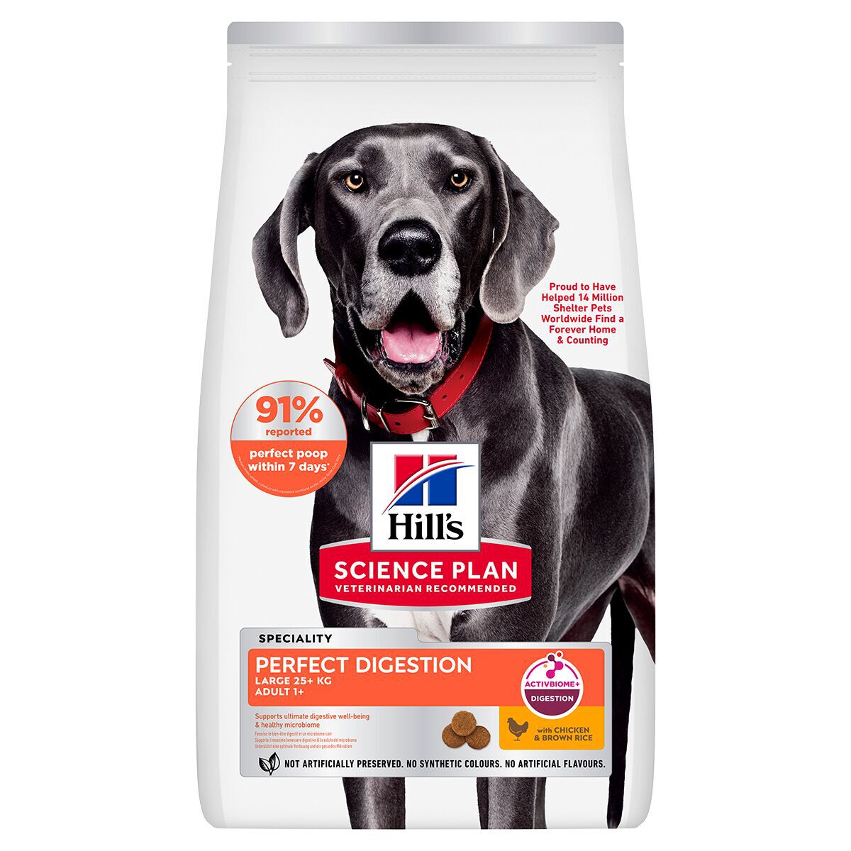 Hill's SP Perfect Digestion Adult Large Chicken 14kg