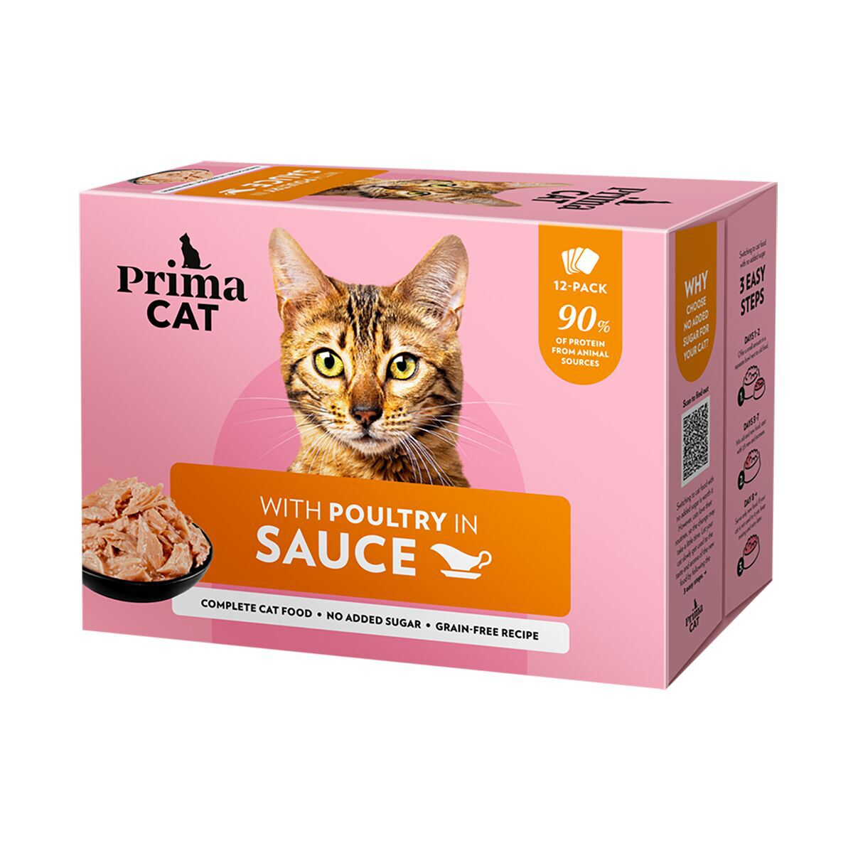 PrimaCat siipikarjaa kastikkeessa 12 x 85 g