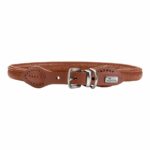Hunter-nahkapanta Round & Soft Canadian Up, ruskea P216921_Hunter_Hundhalsband_Brun