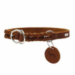Puolikiristävä nahkapanta Hunter Solid Education, ruskea P216951_Hunter_Hundhalsband_till_Traning_Brun