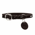 Koiran puolikiristävä nahkapanta Hunter Solid Education, ruskea P216959_Hunter_Hundhalsband_till_Traning_Mork_Brun_2