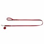 Hunter Solid Education -koiran nahkahihna, punainen P216970_Hunter_Hundkoppel_till_Traning_Rod