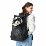 Koiran lentolaukku Hunter Miles, musta P217025_Hunter_Ryggsack_till_Hund_Svart_3
