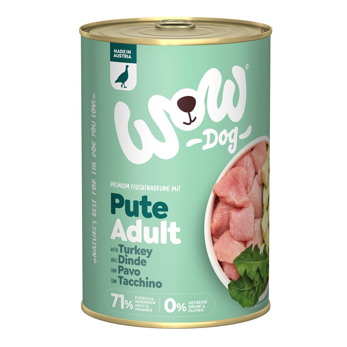 WOW Dog Adult Kalkkunapatee