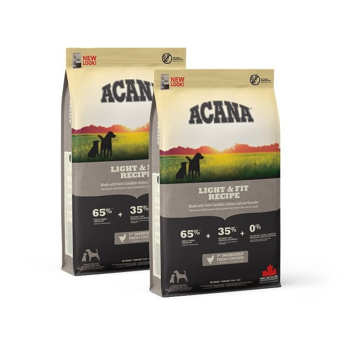 Acana Dog Light & Fit 2 x 11,4 kg